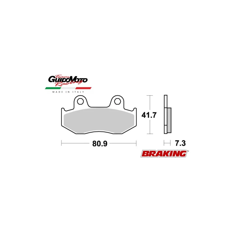 PASTIGLIE FRENO CARBON CERAMIC SCOOTER SUZUKI MOTOCICLI HONDA BRAKING 667SM1 Spedito Oggi