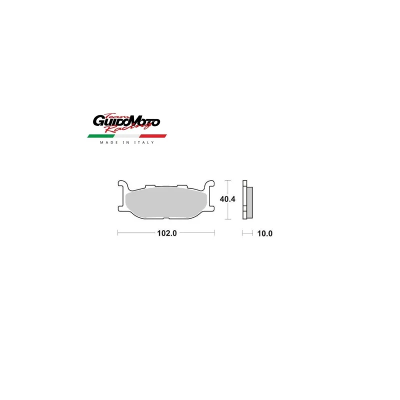 Economico PASTIGLIE FRENO CARBON CERAMIC MOTOCICLI YAMAHA SCOOTER SYM RMS 225100400