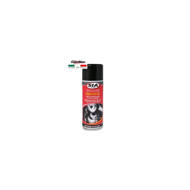 VERNICE NERA ALTA TEMPERATURA 800° GRADI MARMITTE MOTOCICLI SCOOTER ML 400 SIA S8792 Vendita Finale