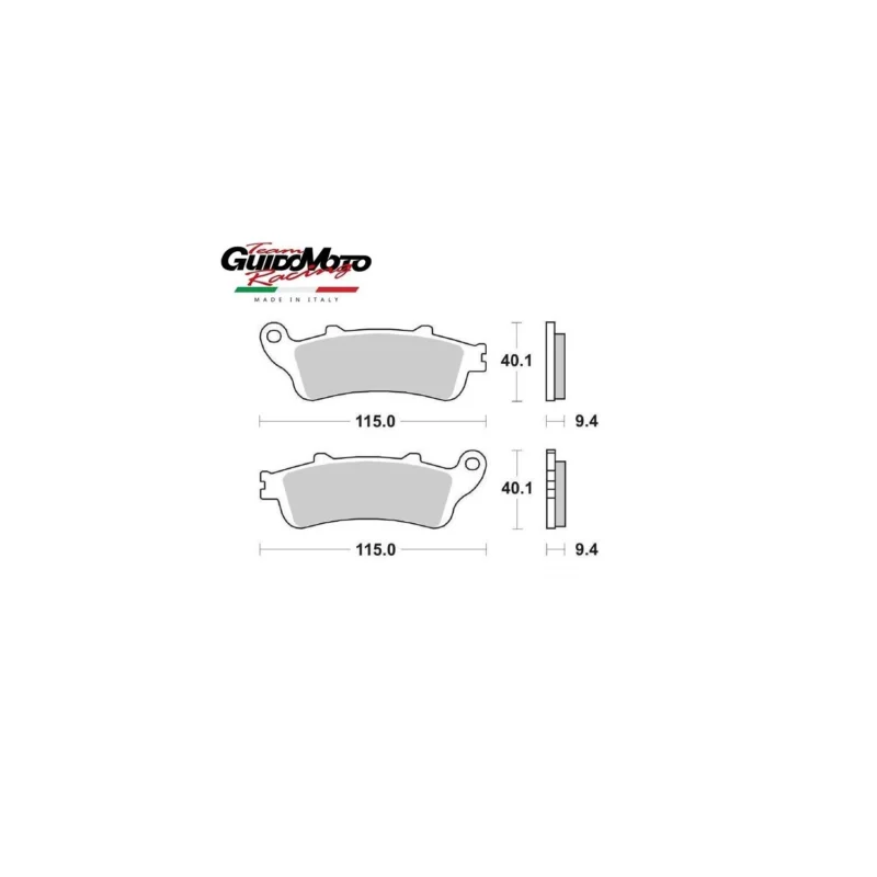 PASTIGLIE FRENO CARBON CERAMIC SCOOTER HONDA PANTHEON FORESIGHT 225100340 Prezzo Conveniente
