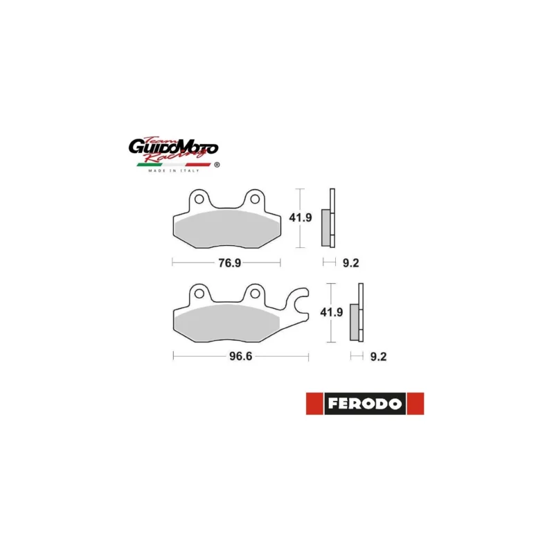 Miglior Prezzo PASTIGLIE FRENO CARBON CERAMIC MOTOCICLI SCOOTER FERODO 225108584