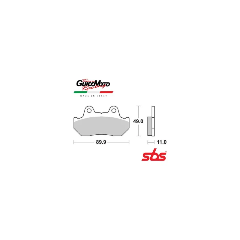 PASTIGLIE FRENO CARBON CERAMIC MOTOCICLI HONDA SBS 542 HF 6565420 Reso Gratuito