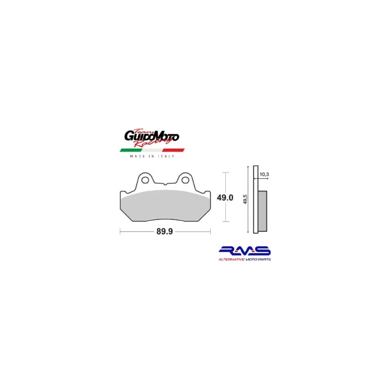 Spedito Oggi PASTIGLIE FRENO CARBON CERAMIC MOTOCICLI HONDA RMS 225100330