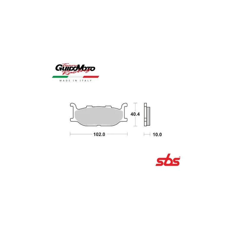 PASTIGLIE FRENO SINTERIZZATE MOTOCICLI YAMAHA SCOOTER SYM SBS 6566635 Prezzo Di Fabbrica