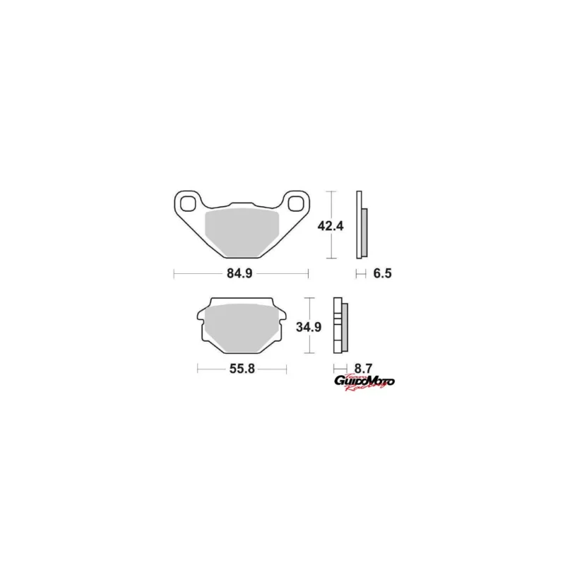 Occasione 65.66510/0 PASTIGLIE FRENO CERAMICATE MOTOCICLI SBS