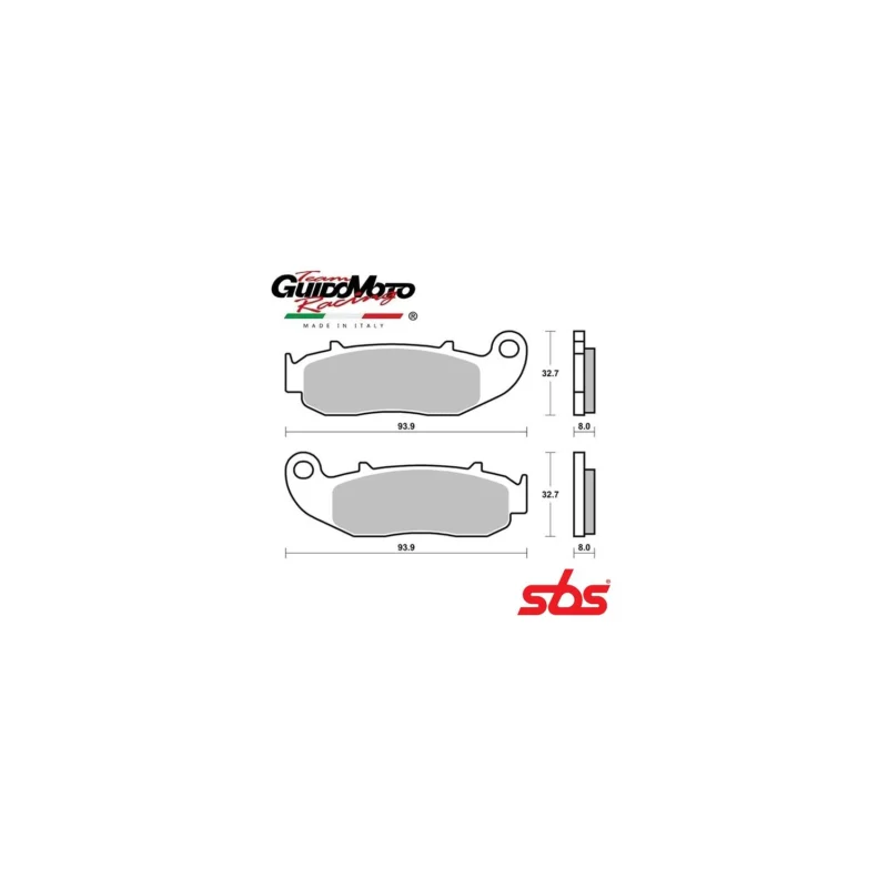 Subito Disponibile PASTIGLIE FRENO CARBON CERAMIC MOTOCICLI FANTIC CABALLERO TLE XMF XEF KOVE SBS 6569260