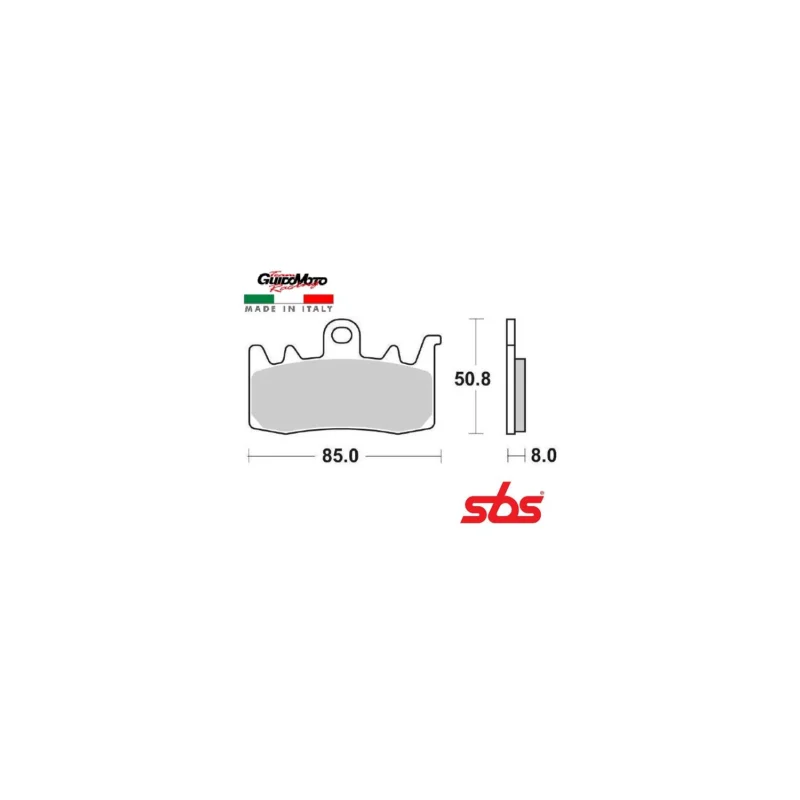 Nuova Collezione PASTIGLIE FRENO SINTERIZZATE MOTOCICLI APRILIA BMW DUCATI MV AGUSTA TRIUMPH SBS 6569005