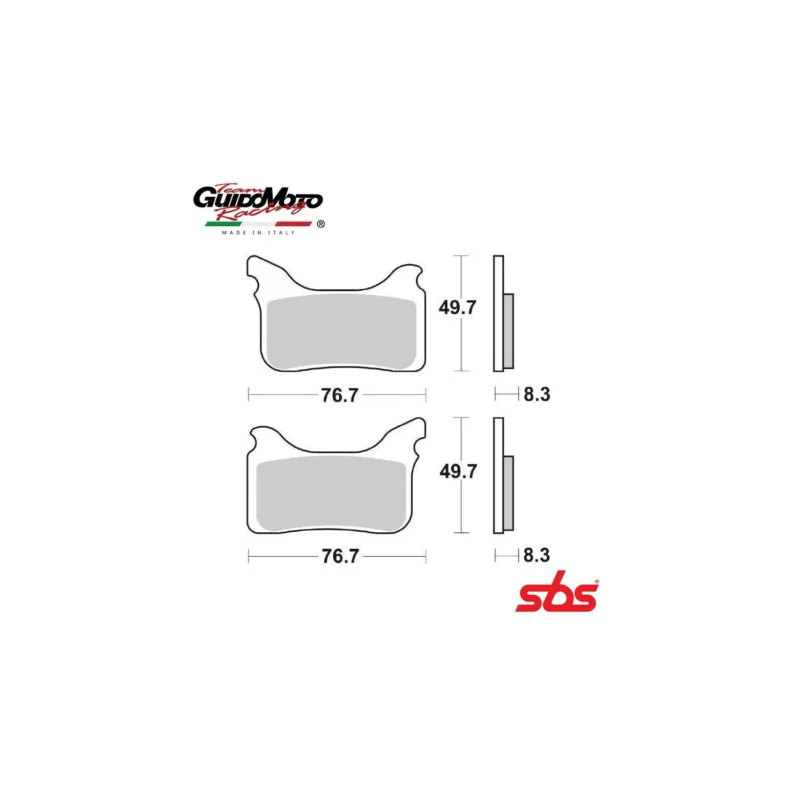 Compra Oggi Stesso PASTIGLIE FRENO SINTERIZZATE MOTOCICLI APRILIA SXV HUSABERG FS KTM SMR SBS 6568425
