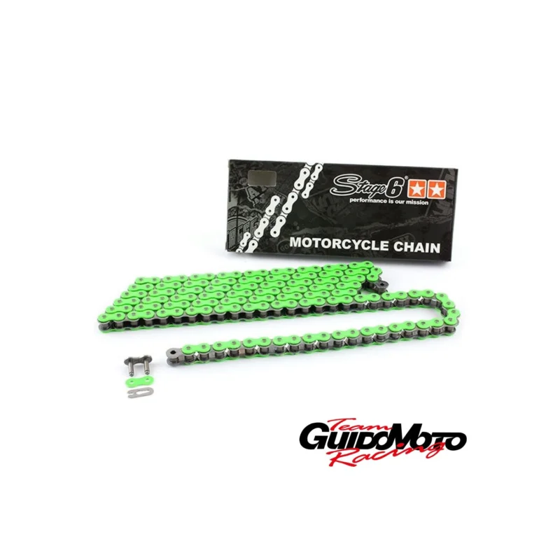 Promozione Esclusiva CATENA PASSO 420 VERDE RINFORZATA 140 MAGLIE STAGE6 S6-2011002