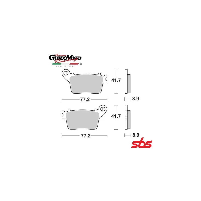 PASTIGLIE FRENO SINTERIZZATE MOTOCICLI HONDA KAWASAKI SUZUKI YAMAHA SBS 6568346 Consegna Rapida