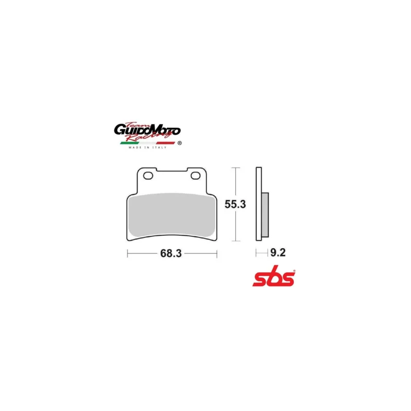 PASTIGLIE FRENO SINTERIZZATE MOTOCICLI APRILIA RS SHIVER DORSODURO YAMAHA MT YZFR SBS 6568448 Saldi