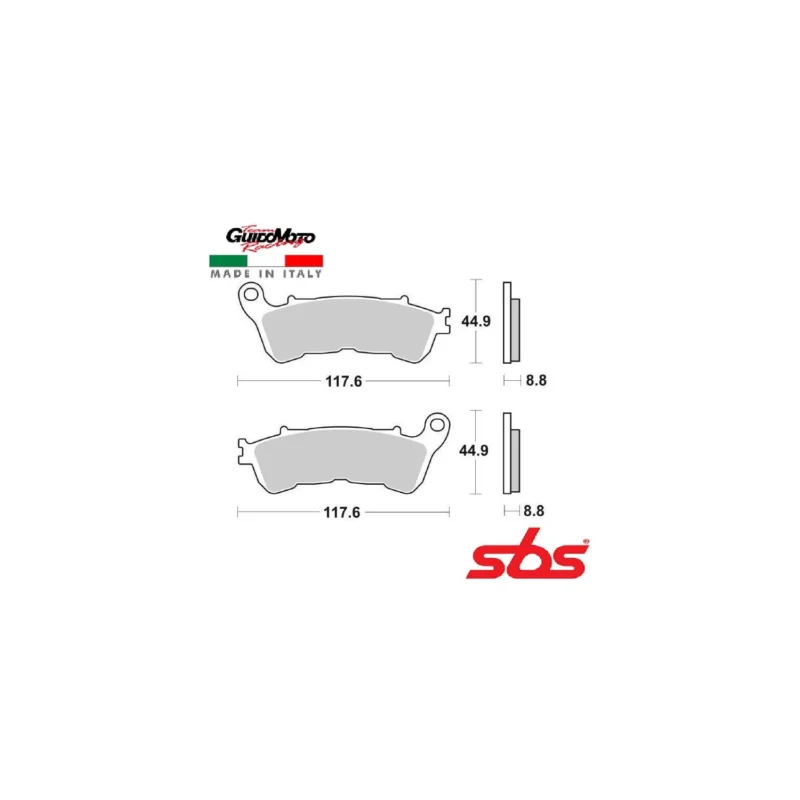 Prezzo Basso PASTIGLIE FRENO CARBON CERAMIC MOTOCICLI SCOOTER HONDA SH SUZUKI BURGMAN SBS 6561920