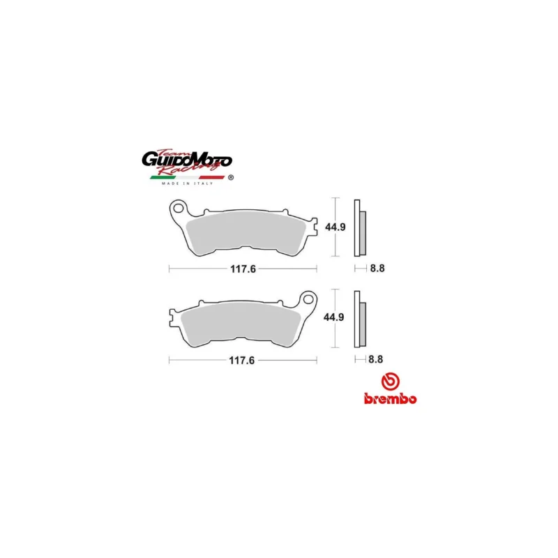 PASTIGLIE FRENO CARBON CERAMIC MOTOCICLI SCOOTER HONDA SH SUZUKI BURGMAN BREMBO 07063 Sconto