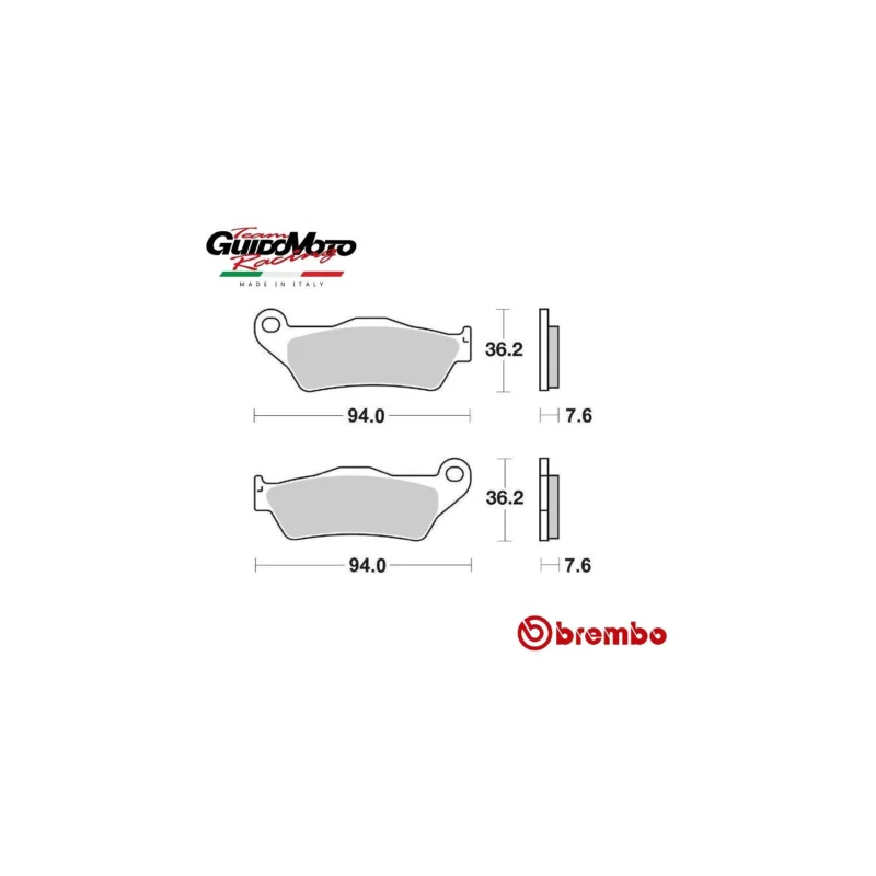 PASTIGLIE FRENO ORGANICHE MOTOCICLI SCOOTER BREMBO 07001 Scelto Dai Clienti