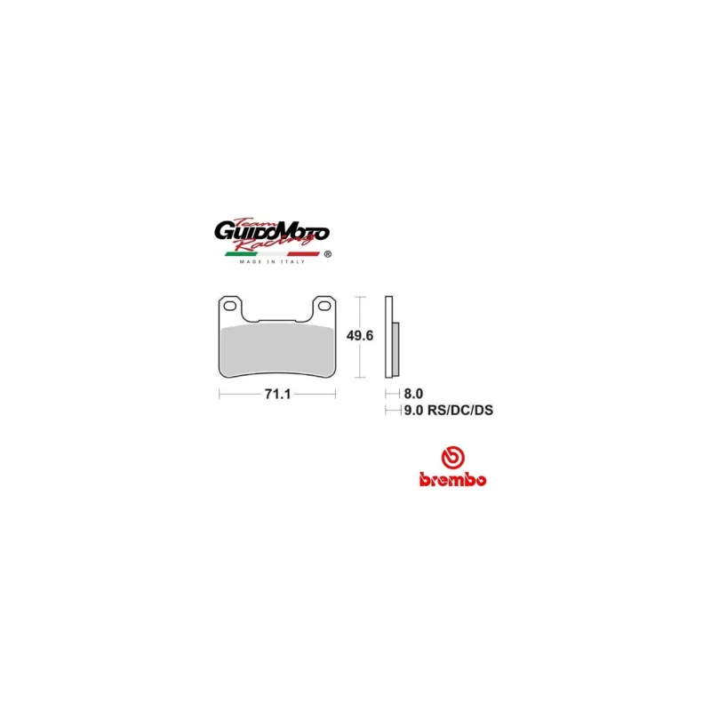 Spedizione Espresso PASTIGLIE FRENO SINTERIZZATE MOTOCICLI KAWASAKI NINJA Z SUZUKI GSXR DL V STROM BREMBO M518Z04