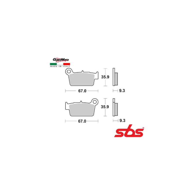 PASTIGLIE FRENO SINTER CARBON MOTOCICLI APRILIA BETA FANTIC VENT HM KAWASAKI TM SBS 65679002 Sconto