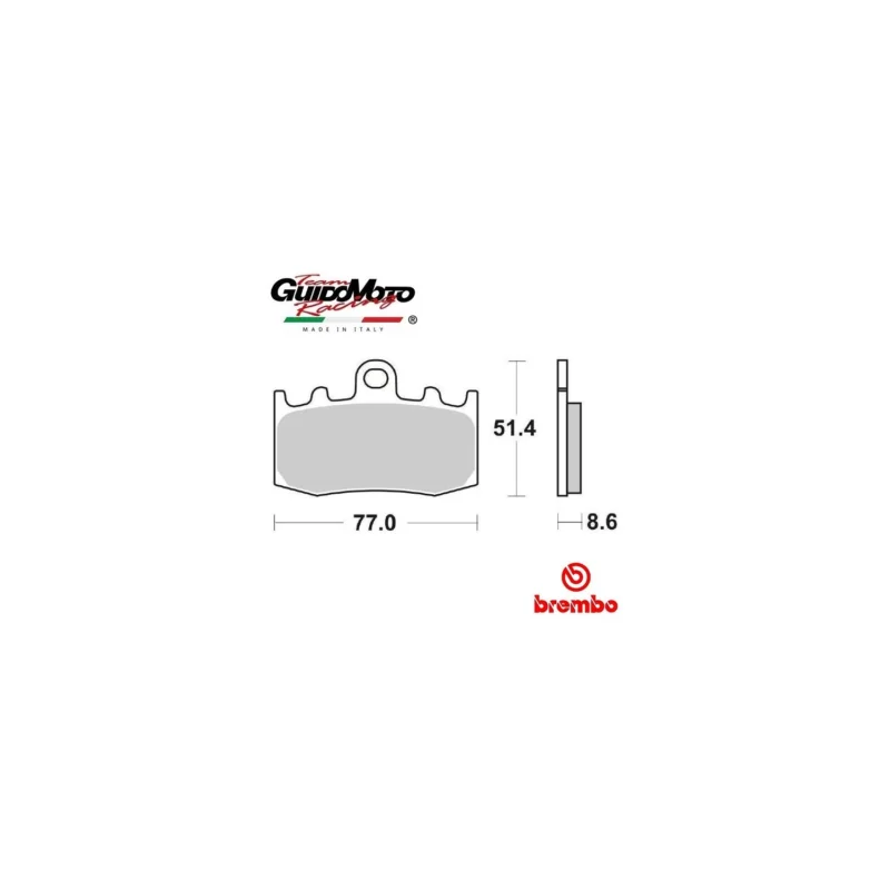 PASTIGLIE FRENO SINTERIZZATE MOTOCICLI RT R GS ADVENTURE K GT ST BMW BREMBO 07BB26SA Spedizione Gratuita