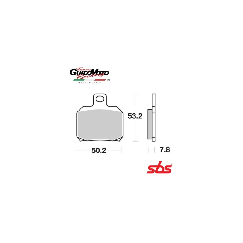 Non Perdere PASTIGLIE FRENO SINTERIZZATE MOTOCICLI SCOOTER SBS 6567306