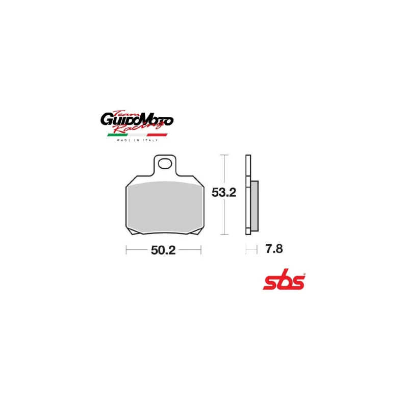 Scelto Dai Clienti PASTIGLIE FRENO CARBON CERAMIC MOTOCICLI SCOOTER SBS 6567300