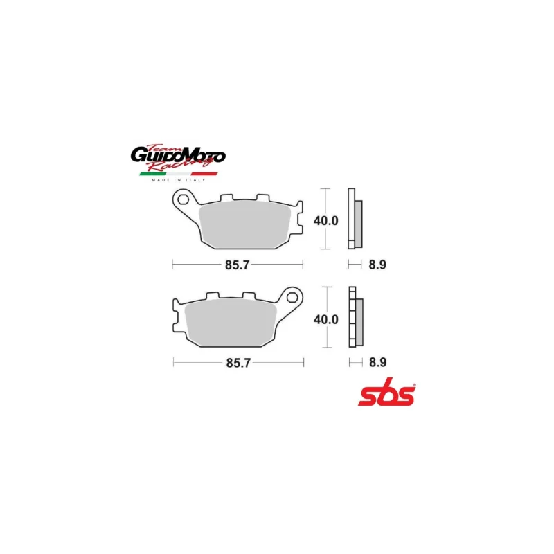 Prezzo Conveniente PASTIGLIE FRENO CARBON CERAMIC HONDA SUZUKI KAWASAKI YAMAHA SBS 6566570