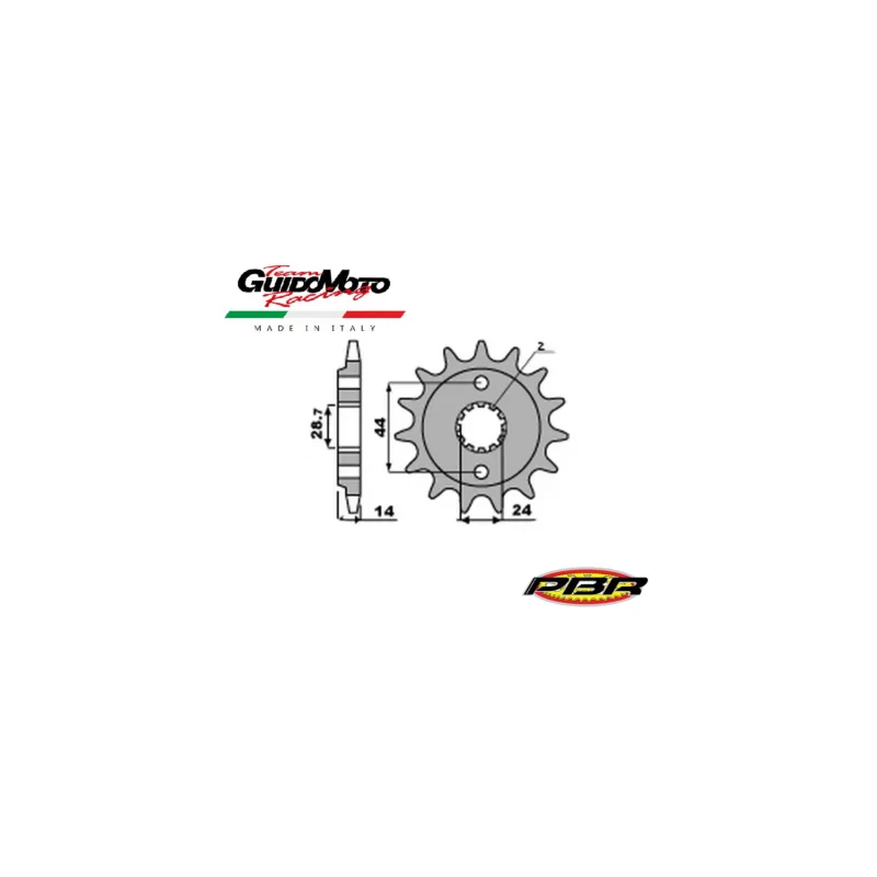 Offerta PIGNONE TRASMISSIONE Z 16 PASSO 525 MOTOCICLI HONDA AFRICA TWIN 750 PBR 3481618NC