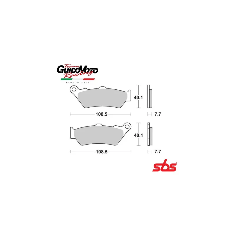 Offerta PASTIGLIE FRENO SINTERIZZATE MOTOCICLI MOTO GUZZI BMW TRIUMPH SBS 6566745