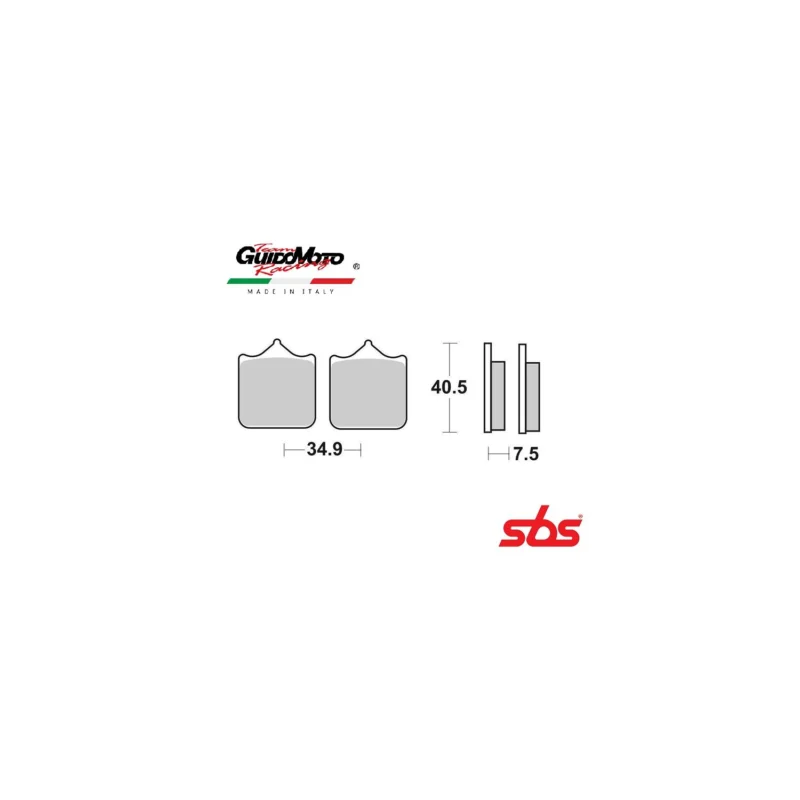 PASTIGLIE FRENO SINTERIZZATE MOTOCICLI APRILIA DUCATI TRIUMPH SWM MV AGUSTA SBS 6567628 Promo Stagionale