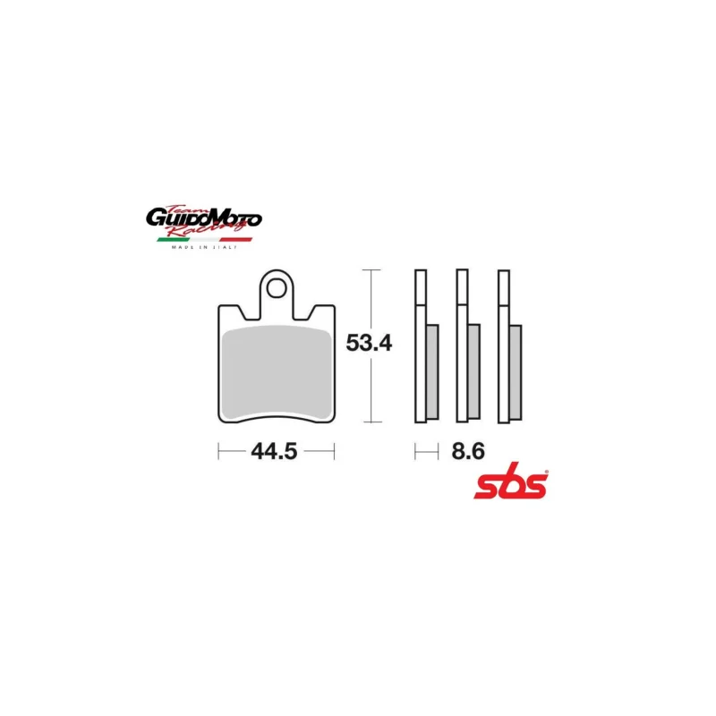 PASTIGLIE FRENO SINTERIZZATE MOTOCICLI YAMAHA SCOOTER SUZUKI SBS 6567405 Spedizione Gratuita