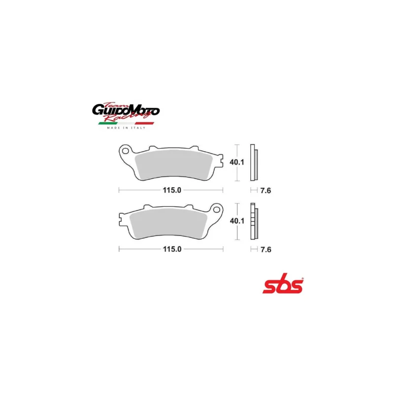 Non Perdere PASTIGLIE FRENO SINTERIZZATE MOTOCICLI HONDA VFR ST NT SBS 6567215