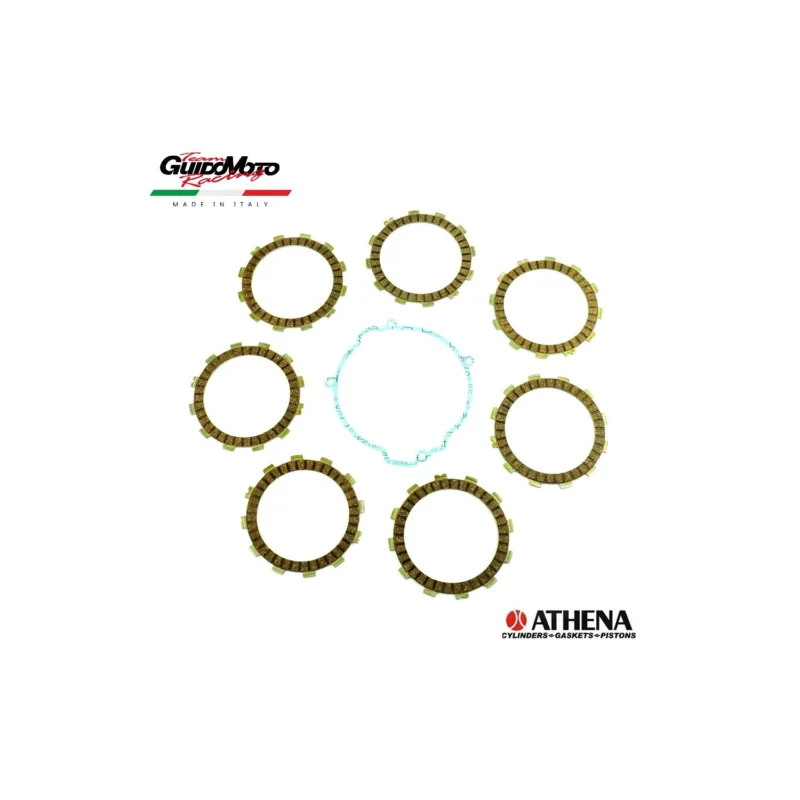 Soddisfatti O Rimborsati DISCHI FRIZIONE SUGHERO MOTOCICLI HUSQVARNA KTM 125 2 TEMPI ATHENA P40230036